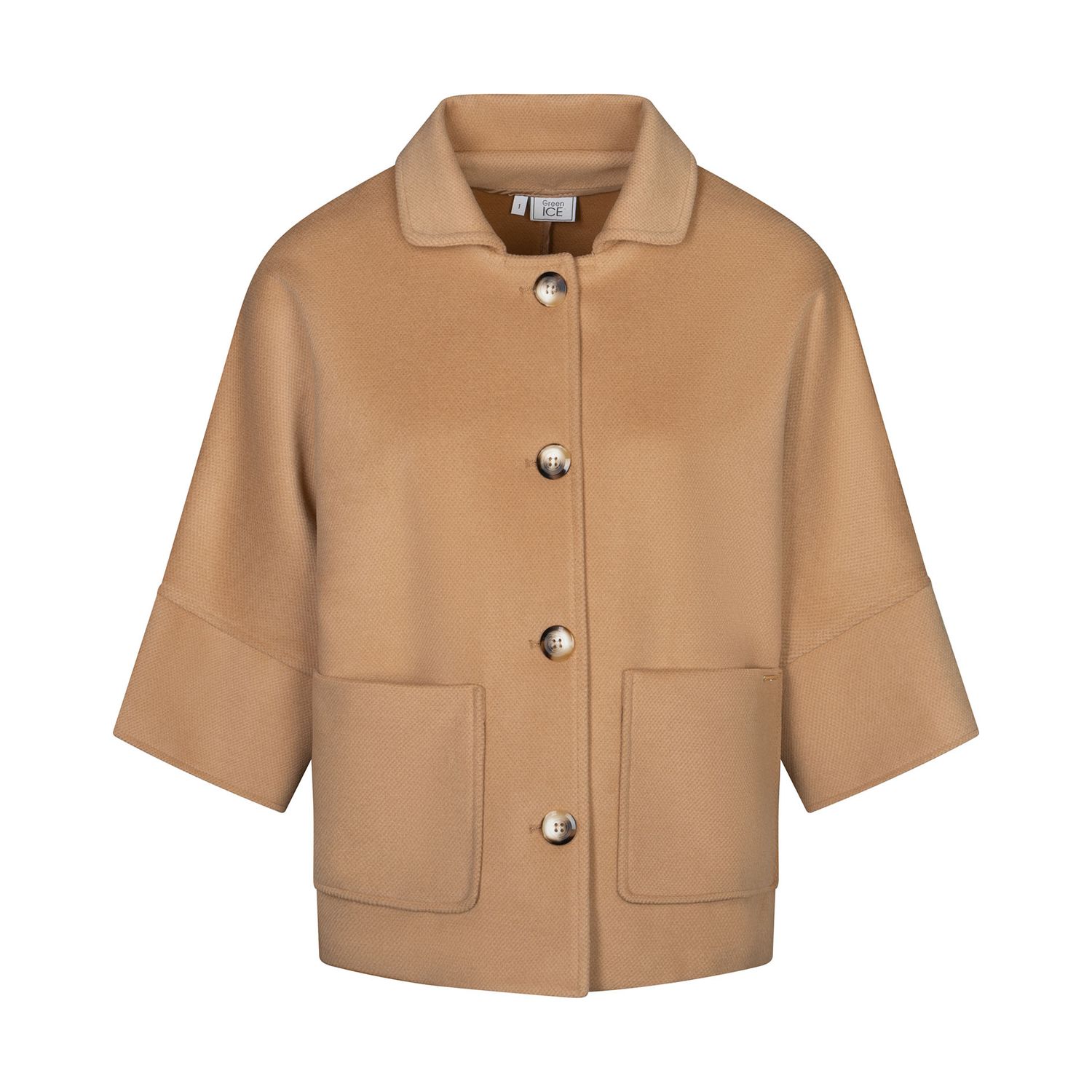 Green Ice Tinley Cape Camel