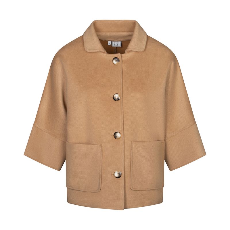 Green Ice Tinley Cape Camel