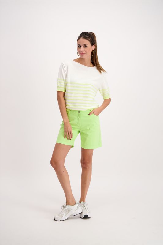 Signe Nature 842089 Pull Ecru/lime
