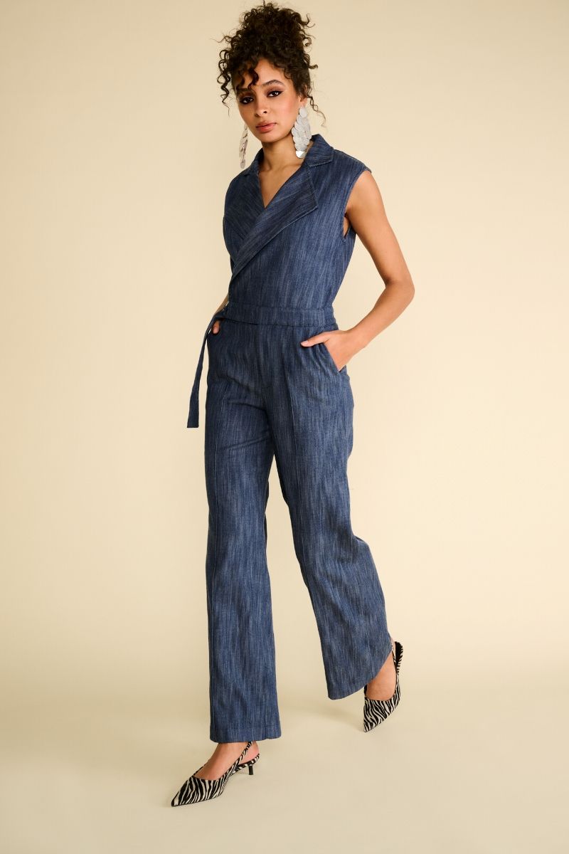 K-design A736 Jumpsuit Dark/blue