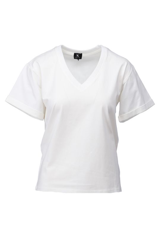 K-design A790 T-Shirt V Ecru
