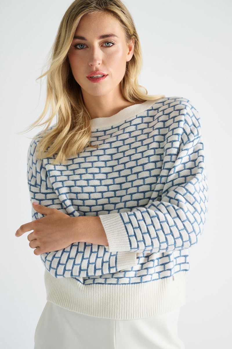 Marie Méro 257 Pull 35/cre+jea