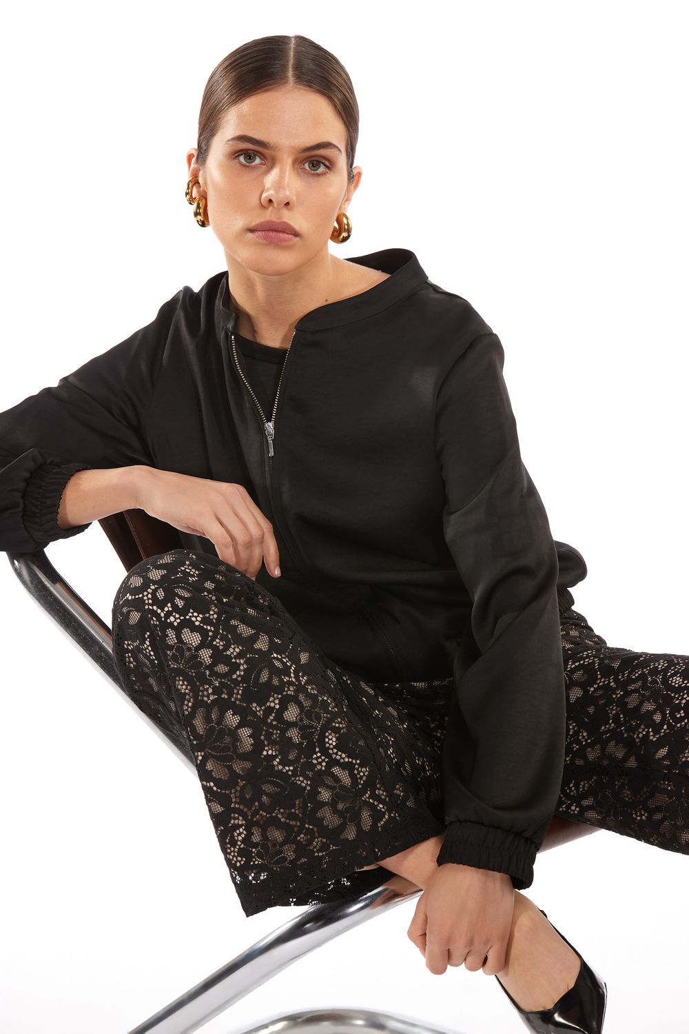 Atmos 1449 Vest Inda/zwart