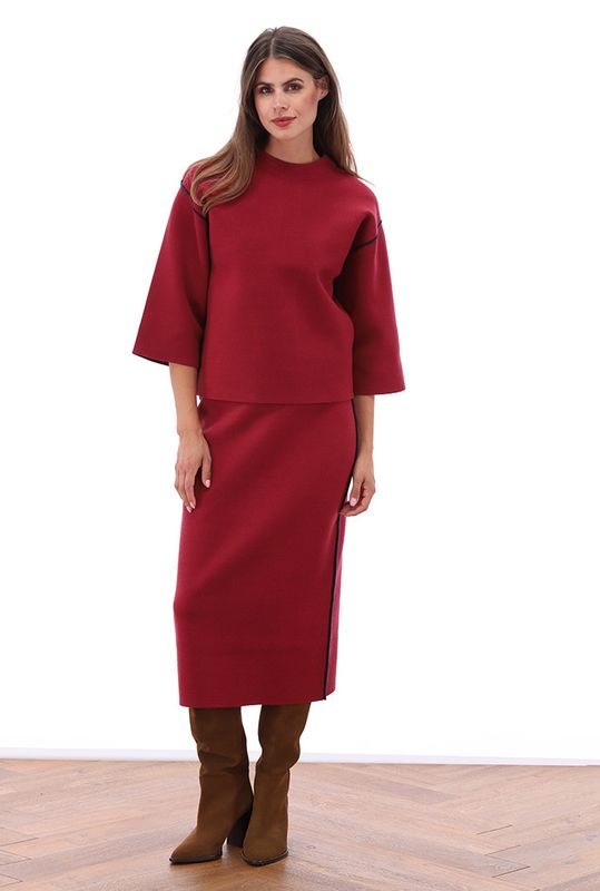 K-design B859 Pull burgundy