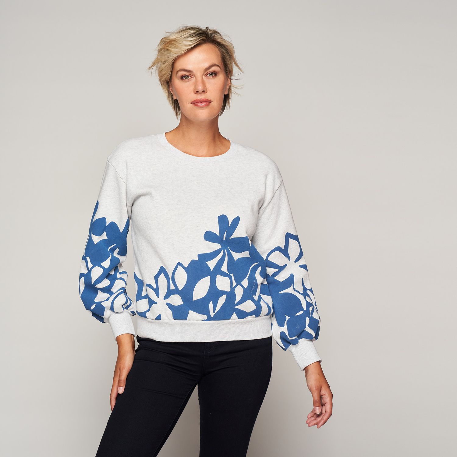 Green Ice Nakita Sweater L/Grey