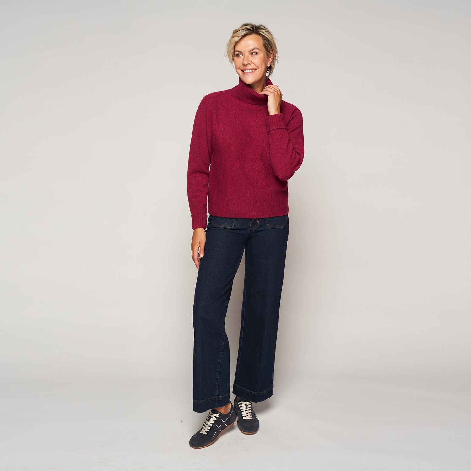 Green Ice Kremer Jeans wijd