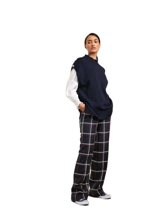 Atmos 8218 Broek Rose/blue