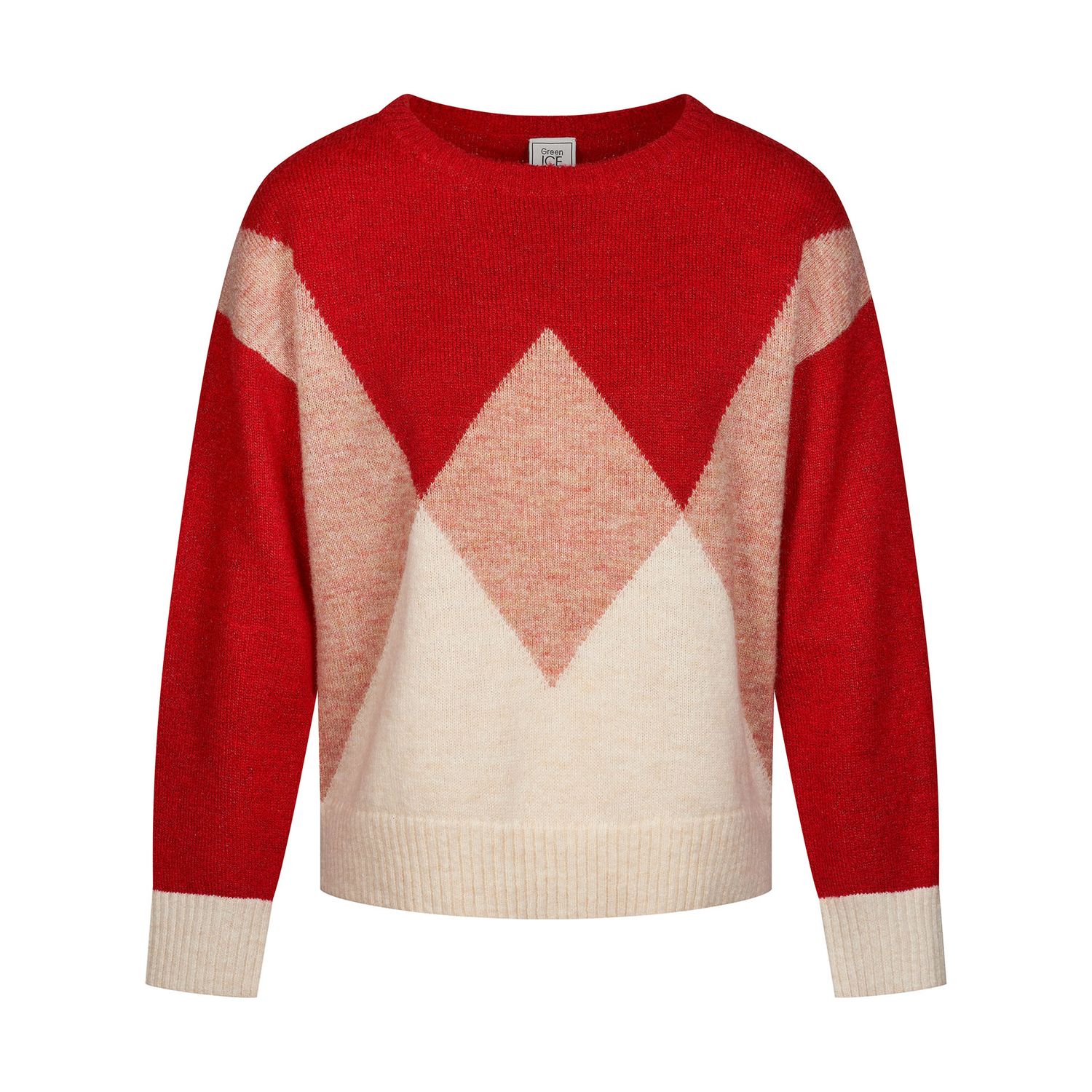 Green Ice Charm Pull Red