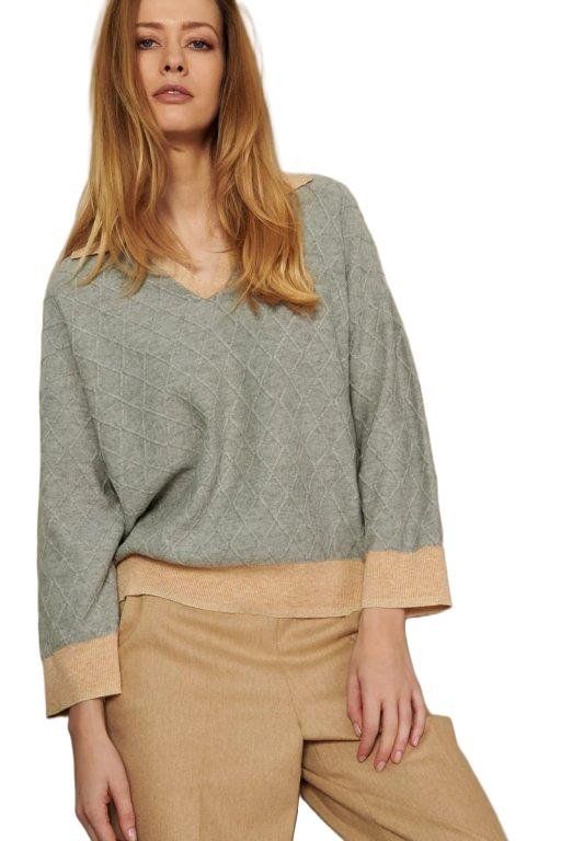 Marie Méro 327 Pull 51/grey/cam