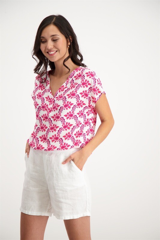 Signe Nature 840095 Bloes Fushia/wit