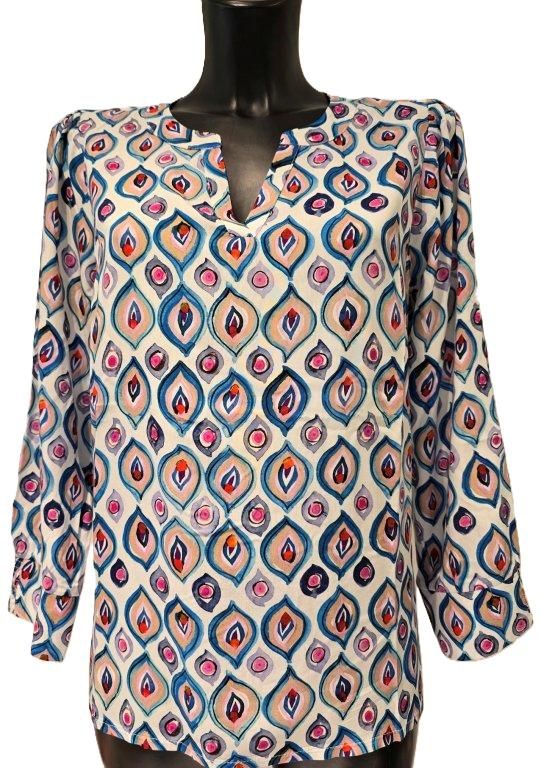 Signe Nature 840087 Bloes Wit/bl/fu