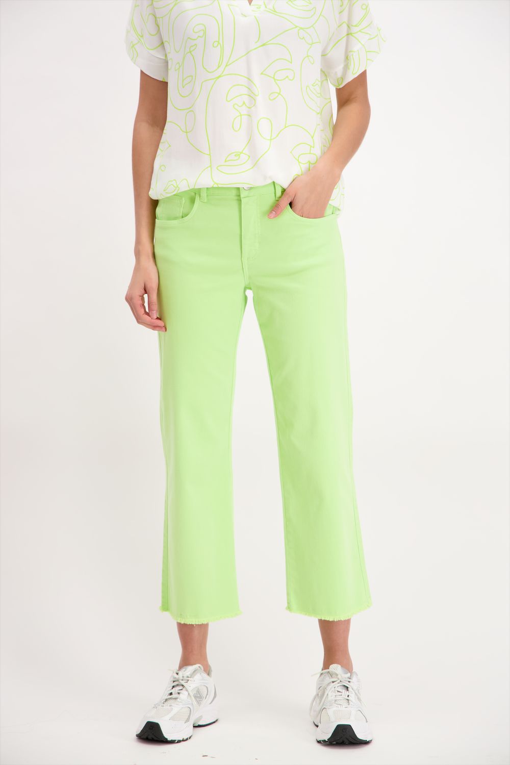 Signe Nature 943017 Broek 7/8 Lime