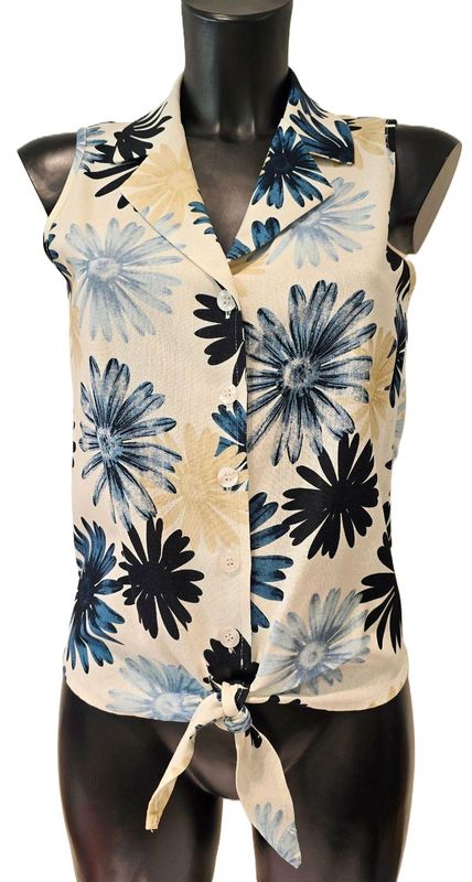 Batida 2085 Top Blue/flower