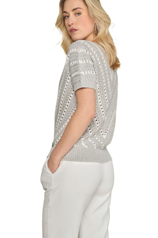 Marie Méro 481 Pull 98/grey+wit