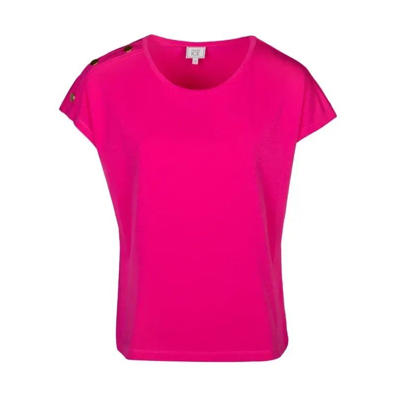 Green Ice Passot T-shirt Magenta