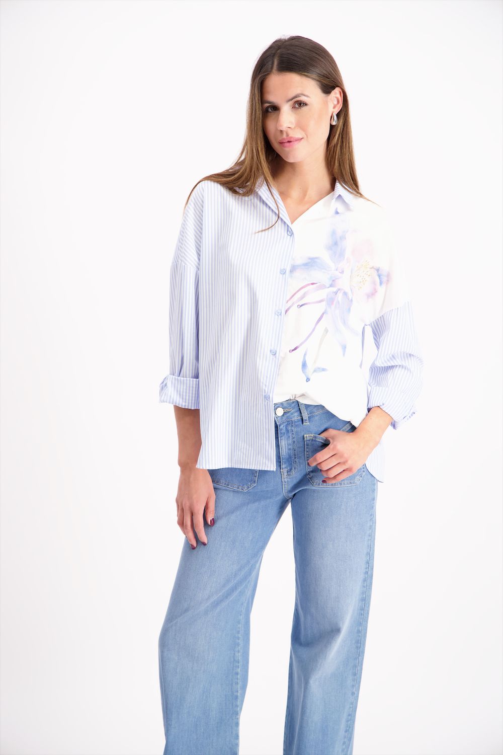 Signe Nature 840219 Bloes Wit/streep