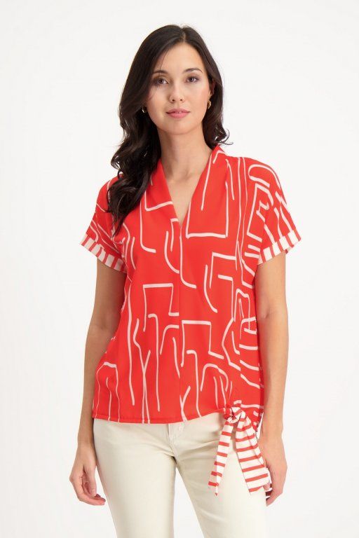 Signe Nature 840117 Bloes Coral/ecru