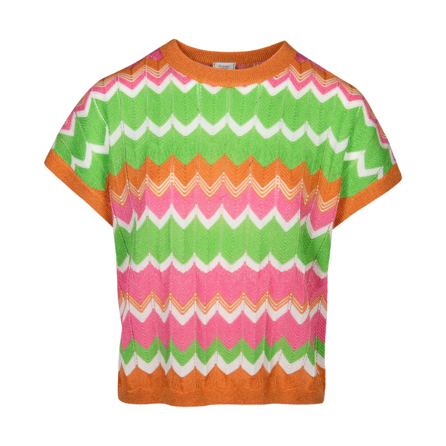 Green Ice World Top Pink