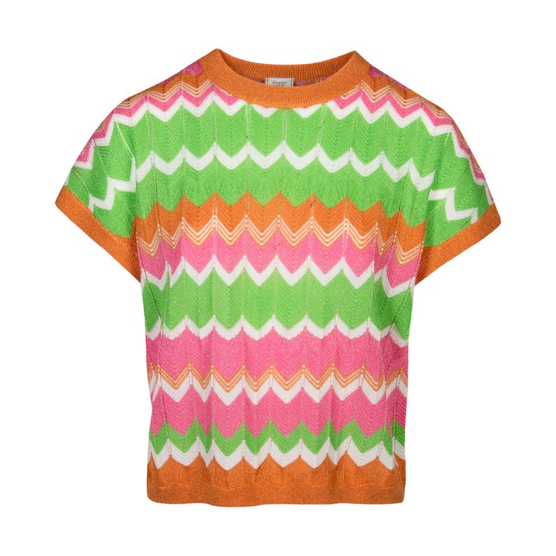 Green Ice World Top Pink