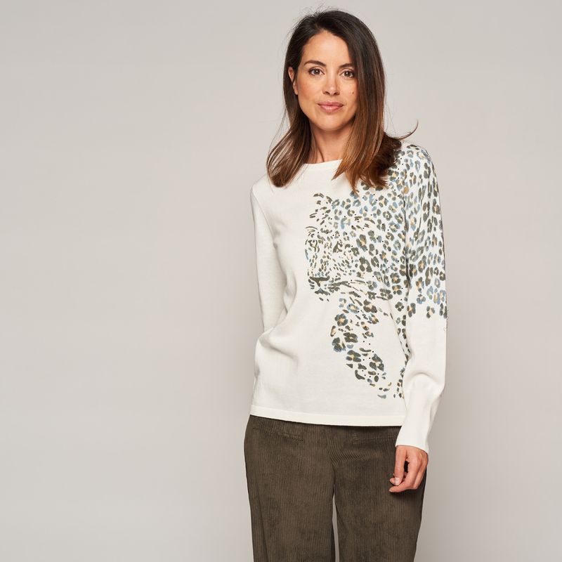 Green Ice Amiee Pull L/Grey