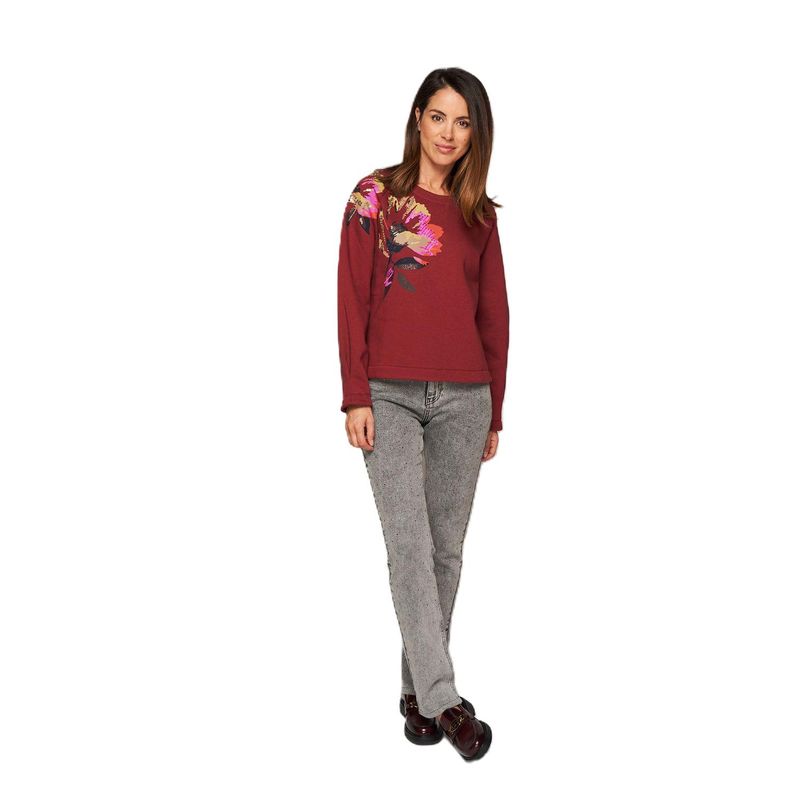 Green Ice Nijlen Sweater Bordeaux