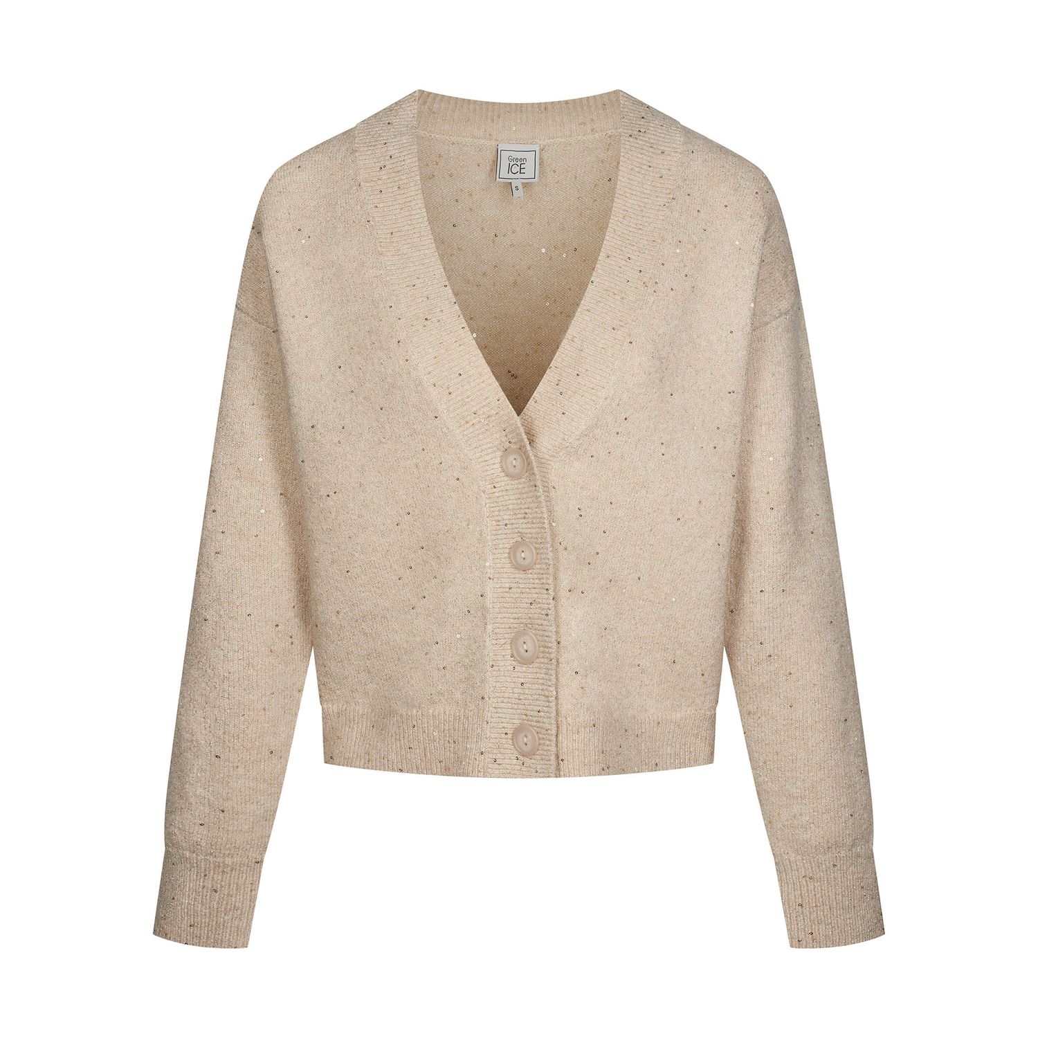 Green Ice Ceili Gilet Beige