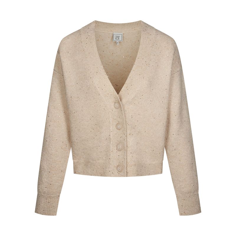 Green Ice Ceili Gilet Beige