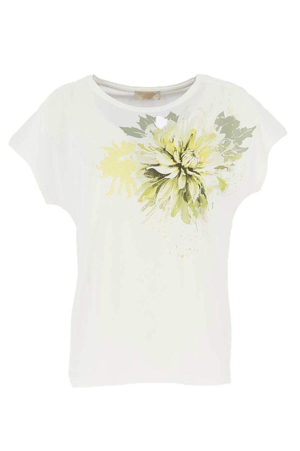 Signe Nature 847078 T-shirt Wit/kaki