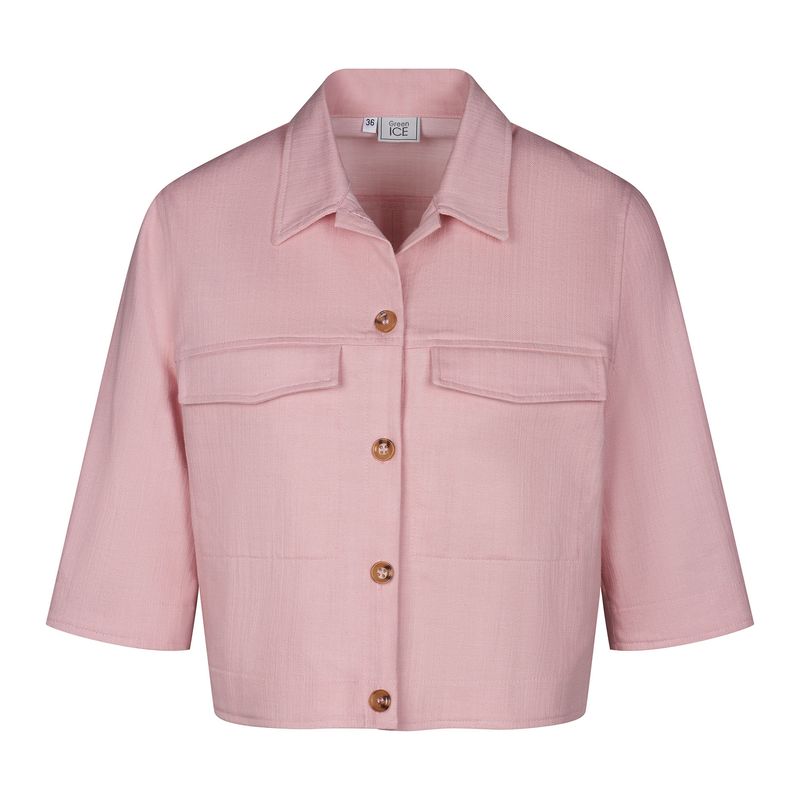 Green Ice Izaura Vest Pink