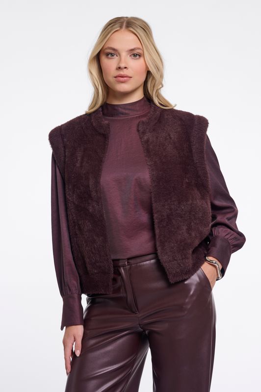 Rino &amp; Pelle Elona Gilet ZM Fudge/cloak