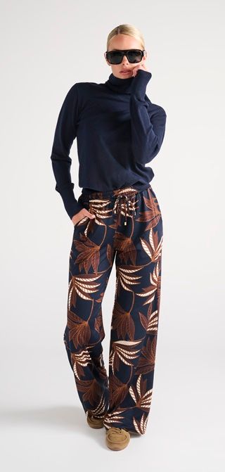 K-design D308 Broek 154/nav/br