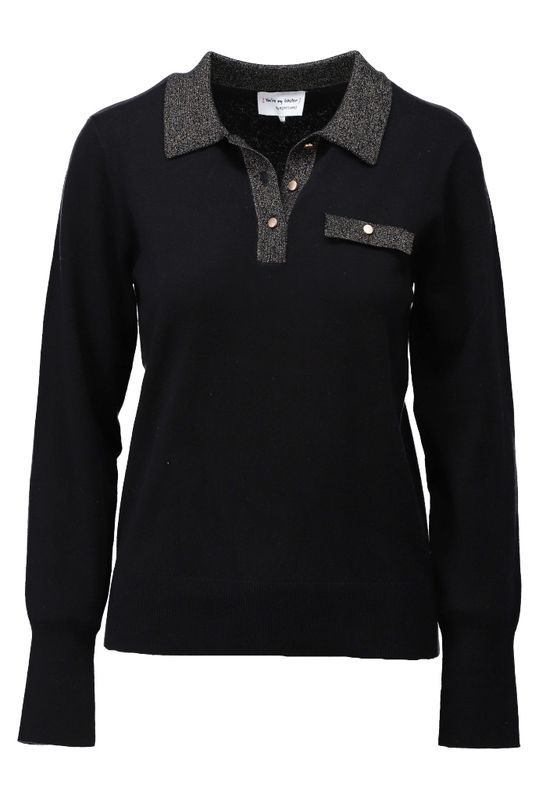 K-design D823L Pull/Po  Zwart
