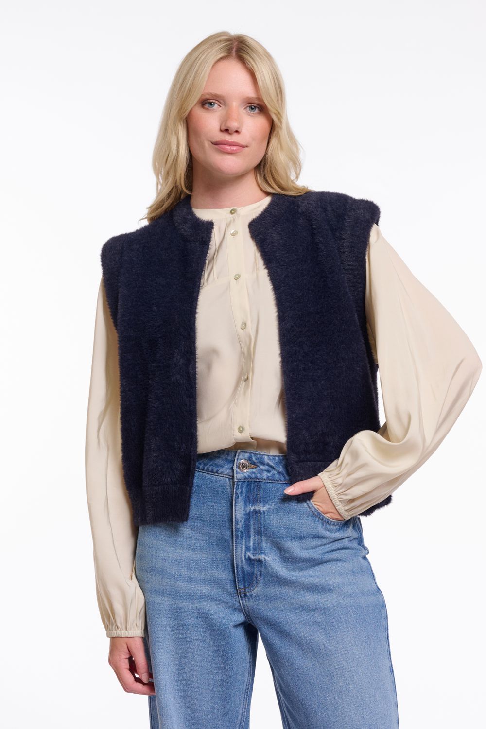 Rino &amp; Pelle Elona Gilet ZM D/marine