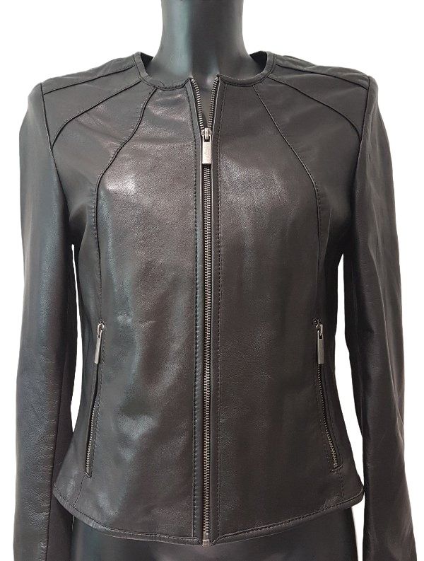 Marie Méro 402 Jas 52/zwart Leder