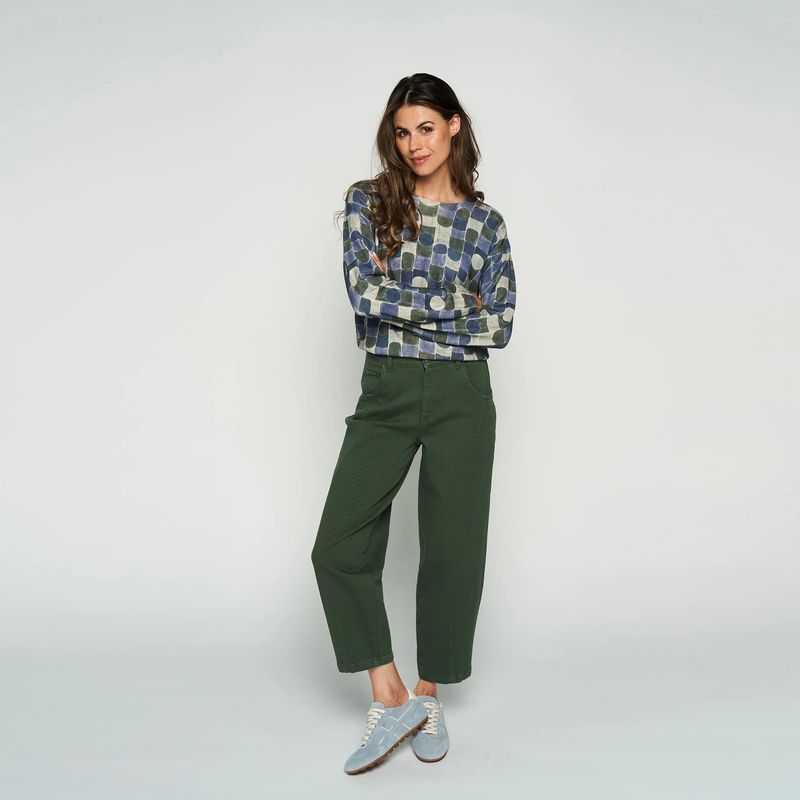 Green Ice Kezia Broek Kaki
