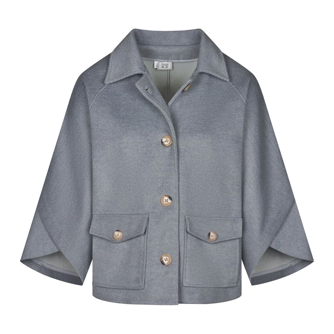 Green Ice Weyra Cape Grey
