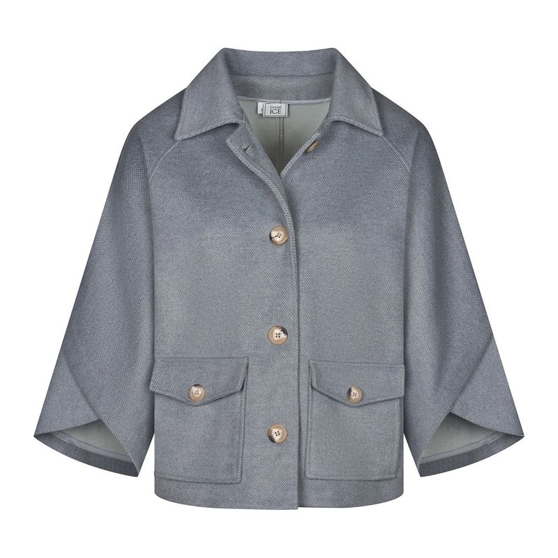 Green Ice Weyra Cape Grey