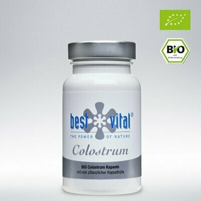 BIO Colostrum 60 Kapseln - stärkt Ihr Immunsystem (Besonders gut geeignet bei Grippe, Erkältung oder zur Vorbeugung)