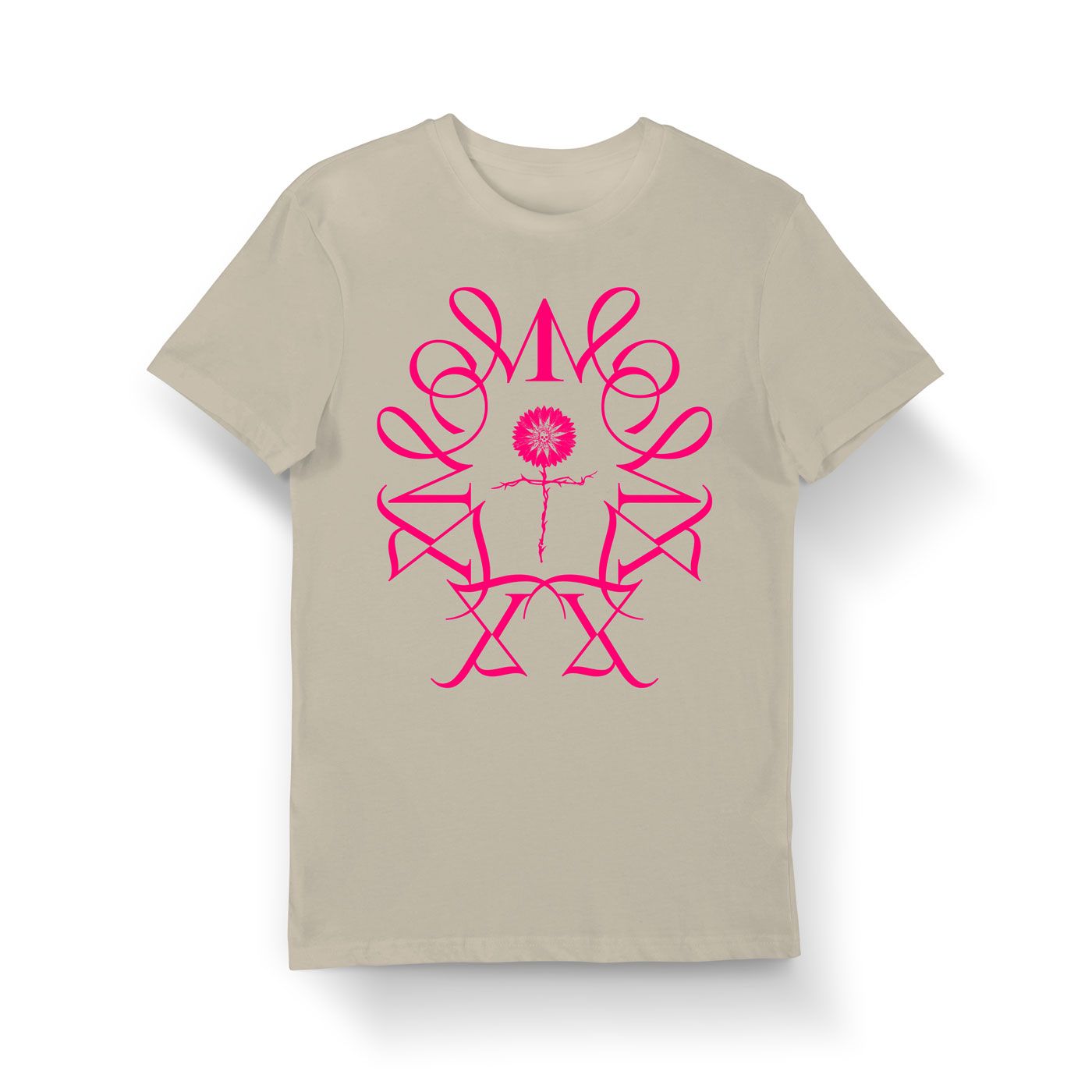 MOTELX 2025 - Bloom of Shadows | Pink - Natural Tee