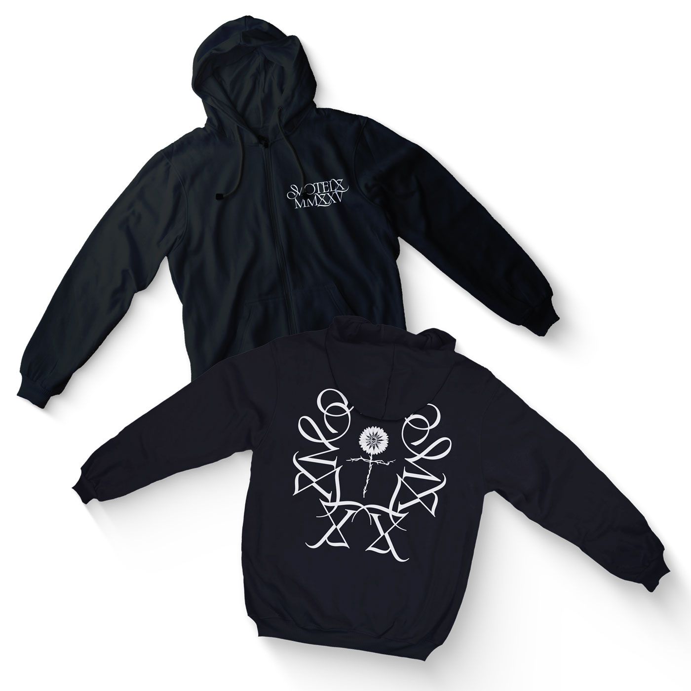 Bloom of Shadows | white - Hoodie MOTELX 2025