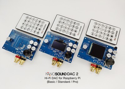 NanoSound DAC 2s (Basic / Standard / Pro)