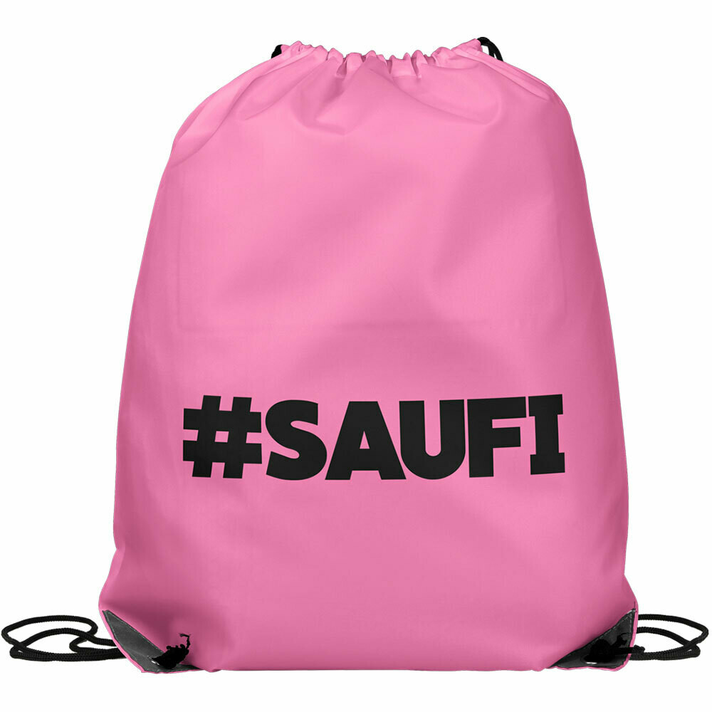 #SAUFI Festival Bag (Farbe Rosa/Schwarz)