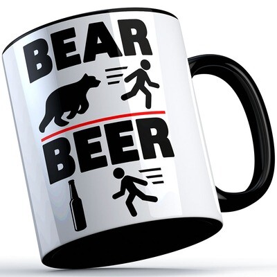 "Bear vs. Beer" Tasse