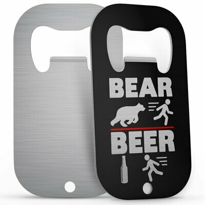 "Bear vs. Beer" Edelstahl Flaschenöffner