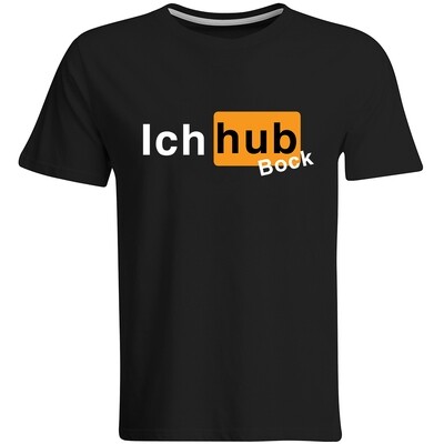 "Ich hub Bock" T-Shirt (Herren, Rundhals Ausschnitt)