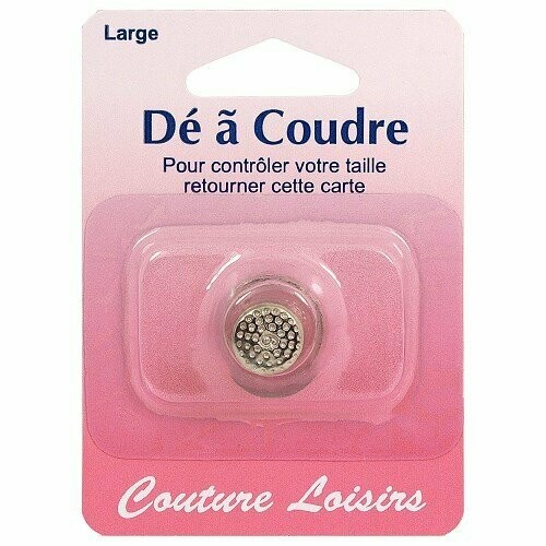 Dé à coudre métal grande taille