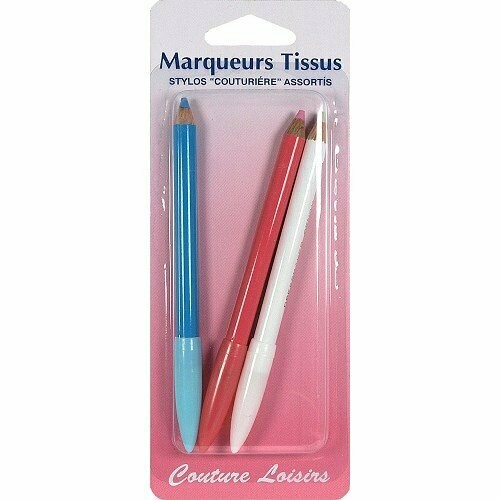 Crayons à marquer le tissu (3 pièces)
