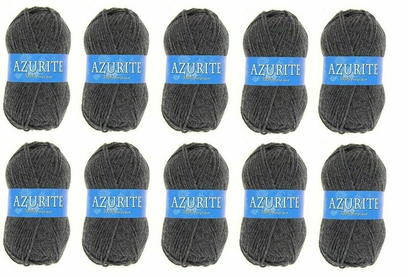 Pelotes azurite gris anthracite 3077 (10 pièces)