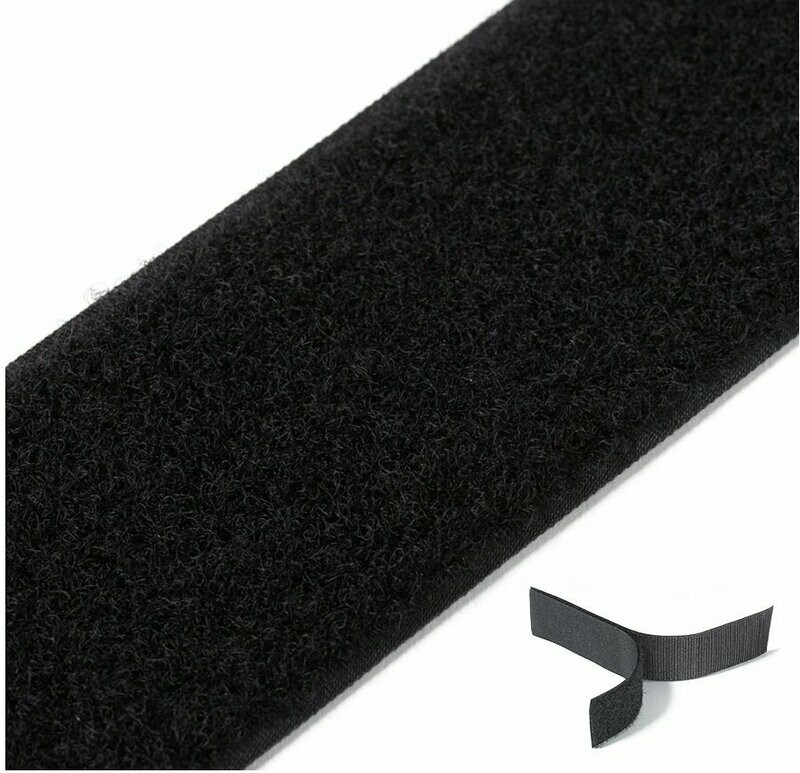 Bande agrippante noire (2 x 30 cm)