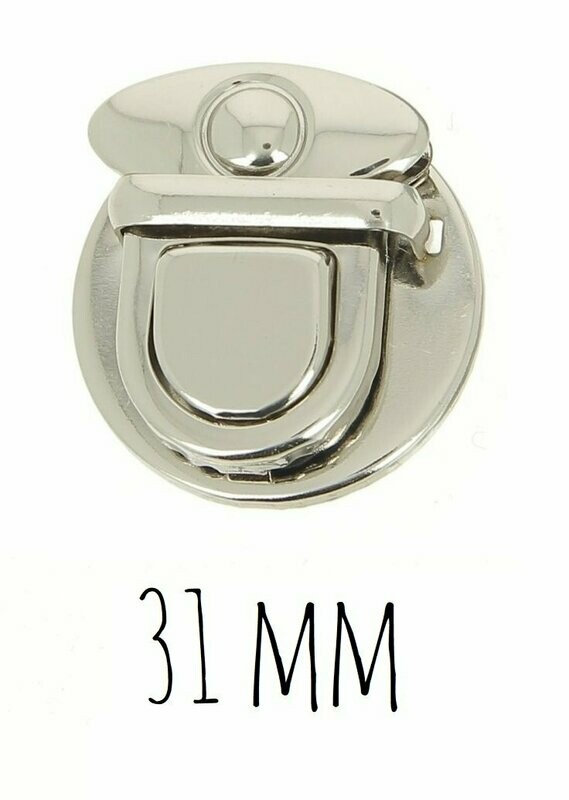 Boucle cartable argenté (31 mm)